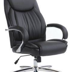 Кресло офисное BRABIX "Advance EX-575" (хром/экокожа/черное) 531825 в Лабытнанги - labytnangi.mebel24.online | фото 2