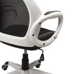Кресло офисное BRABIX PREMIUM "Genesis EX-517" (белый/черный) 531573 в Лабытнанги - labytnangi.mebel24.online | фото 5