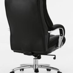 Кресло офисное BRABIX PREMIUM "Bomer HD-007" (рециклированная кожа, хром, черное) 531939 в Лабытнанги - labytnangi.mebel24.online | фото 4
