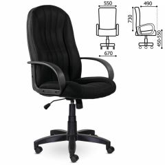 Кресло офисное BRABIX "Classic EX-685" (ткань E, черное) 532024 в Лабытнанги - labytnangi.mebel24.online | фото 2