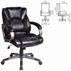 Кресло офисное BRABIX "Eldorado EX-504", экокожа, черное, 530874 в Лабытнанги - labytnangi.mebel24.online | фото 3