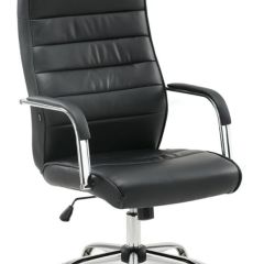 Кресло офисное BRABIX "Stark EX-547" (экокожа, хром, черное) 531948 в Лабытнанги - labytnangi.mebel24.online | фото