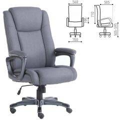 Кресло офисное BRABIX "Solid HD-005" (ткань/серое) 531823 в Лабытнанги - labytnangi.mebel24.online | фото