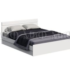 НЭНСИ NEW Кровать 1,4 м с ПМ (Белый глянец холодный/Белый) в Лабытнанги - labytnangi.mebel24.online | фото