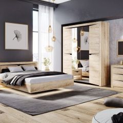 Кровать 1600 парящая с ПМ НКМ Версаль-5 секция №6 в Лабытнанги - labytnangi.mebel24.online | фото 2