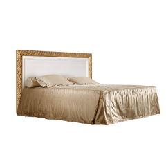 Кровать 2-х спальная (1,4 м) Тиффани штрих-лак/золото с подъемным механизмом (ТФКР140-2[7]) в Лабытнанги - labytnangi.mebel24.online | фото
