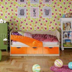 Кровать Бабочки (Оранжевый металлик) 1800 в Лабытнанги - labytnangi.mebel24.online | фото