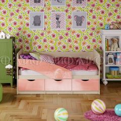 Кровать Бабочки (Розовый металлик) 1800 в Лабытнанги - labytnangi.mebel24.online | фото 1