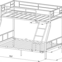 Кровать двухъярусная «Гранада-1 140» в Лабытнанги - labytnangi.mebel24.online | фото 6