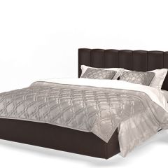 Кровать Элен 1600 + основание с ПМ (Лесмо brown) коричневый в Лабытнанги - labytnangi.mebel24.online | фото