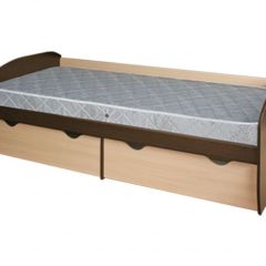 Кровать КД-1.8 с ящиком (Венге/Дуб молочный) в Лабытнанги - labytnangi.mebel24.online | фото