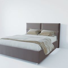 Кровать Корсика с ПМ 800 (велюр темно-серый) в Лабытнанги - labytnangi.mebel24.online | фото 2