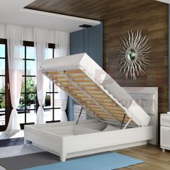 Кровать КР-1071 с мягким изголовьем в Лабытнанги - labytnangi.mebel24.online | фото 5