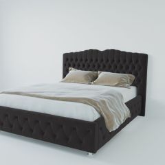 Кровать Нягань с ПМ 1200 (экокожа кольт ч) в Лабытнанги - labytnangi.mebel24.online | фото 2