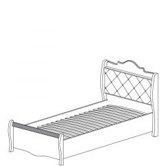 Кровать одинарная 900 №565 "Алиса" в Лабытнанги - labytnangi.mebel24.online | фото 2