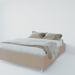 Кровать Подиум с ПМ 1200 (велюр серый) в Лабытнанги - labytnangi.mebel24.online | фото 1
