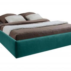 Кровать Подиум с ПМ 1600 (велюр бирюзовый) в Лабытнанги - labytnangi.mebel24.online | фото
