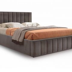 Кровать "Вена" 1400 СТАНДАРТ Вариант 3 Мора коричневый + бельевой ящик с кроватным основанием и подъемным механизмом в Лабытнанги - labytnangi.mebel24.online | фото