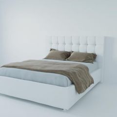 Кровать Венеция без основания 1200 (экокожа белая) в Лабытнанги - labytnangi.mebel24.online | фото