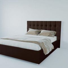 Кровать Венеция без основания 800 (экокожа коричневая) в Лабытнанги - labytnangi.mebel24.online | фото 1