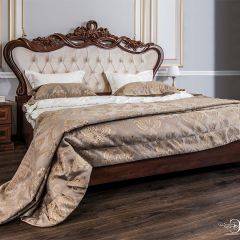 Кровать с мягким изголовьем Афина 1600 (караваджо) в Лабытнанги - labytnangi.mebel24.online | фото