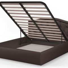 Кровать Стелла 1200*2000 NEO 10 (темно-коричневый) в Лабытнанги - labytnangi.mebel24.online | фото 4