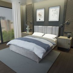 Кровать Верона Решетка+ПМ (1400) *БЕЗ ДНА в Лабытнанги - labytnangi.mebel24.online | фото