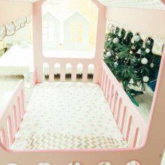 Кровать-домик без ящика 800*1600 (Розовый) в Лабытнанги - labytnangi.mebel24.online | фото 3