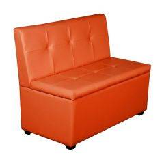 Кухонный диван Уют-1 (1000) Оранжевый в Лабытнанги - labytnangi.mebel24.online | фото