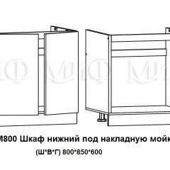 ЛИЗА-2 Кухонный гарнитур 2,0 Белый глянец холодный в Лабытнанги - labytnangi.mebel24.online | фото 6