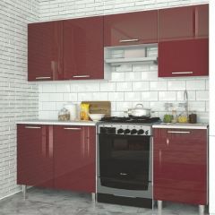Модульная кухня Танго бордо в Лабытнанги - labytnangi.mebel24.online | фото