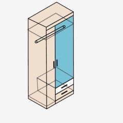 НИКА Н10з Шкаф для одежды в Лабытнанги - labytnangi.mebel24.online | фото 4