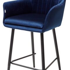 Полубарный стул Роден Blitz 20 Синий, велюр (H=65cm), M-City в Лабытнанги - labytnangi.mebel24.online | фото 1