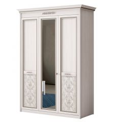 Шкаф 3-дверный со стеклом №453 Адель в Лабытнанги - labytnangi.mebel24.online | фото 1