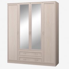 ВЕРОНА-СП Шкаф 4-х дверный с зеркалом и ящиками в Лабытнанги - labytnangi.mebel24.online | фото