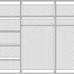 Шкаф 6-ти дверный с зеркалами (08.246) Ирина (беж) в Лабытнанги - labytnangi.mebel24.online | фото 2