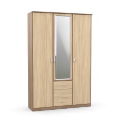 Шкаф комбинированный Дуэт Люкс с зеркалом в Лабытнанги - labytnangi.mebel24.online | фото 4