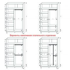 Шкаф-купе 1400 серии SOFT D1+D3+B2+PL1 (2 ящика+1штанга) профиль «Графит» в Лабытнанги - labytnangi.mebel24.online | фото 7