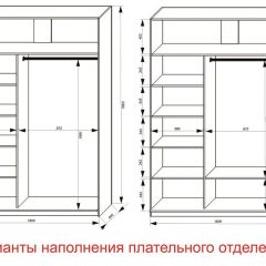 Шкаф-купе 1600 серии SOFT D1+D3+B2+PL1 (2 ящика+1штанга) профиль «Графит» в Лабытнанги - labytnangi.mebel24.online | фото 6