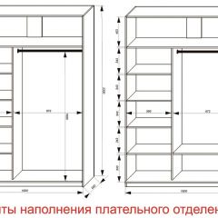 Шкаф-купе 1600 серии SOFT D6+D4+B2+PL2 (2 ящика+1штанга+1 полка) профиль «Капучино» в Лабытнанги - labytnangi.mebel24.online | фото 8