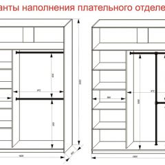 Шкаф-купе 1600 серии SOFT D6+D4+B2+PL2 (2 ящика+1штанга+1 полка) профиль «Капучино» в Лабытнанги - labytnangi.mebel24.online | фото 9