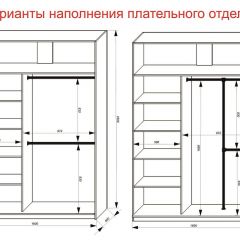 Шкаф-купе 1600 серии SOFT D8+D2+B2+PL4 (2 ящика+F обр.штанга) профиль «Капучино» в Лабытнанги - labytnangi.mebel24.online | фото 9