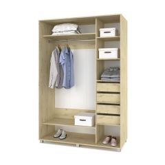 РОЛАНД Шкаф-купе с зеркалом Ирландский дуб (600*1600) Р662 в Лабытнанги - labytnangi.mebel24.online | фото 4