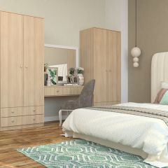 Шкаф Нина (М6) Ясень шимо светлый в Лабытнанги - labytnangi.mebel24.online | фото