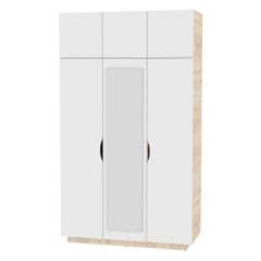 Шкаф с зеркалом "Аврора (H21_M)" в Лабытнанги - labytnangi.mebel24.online | фото