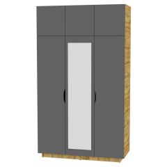 Шкаф с зеркалом "Аврора (H21_M)" в Лабытнанги - labytnangi.mebel24.online | фото 19