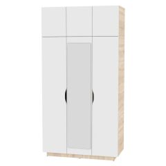 Шкаф с зеркалом "Аврора (H23_M)" в Лабытнанги - labytnangi.mebel24.online | фото