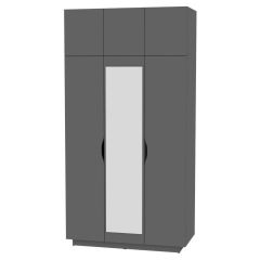 Шкаф с зеркалом "Аврора (H23_M)" в Лабытнанги - labytnangi.mebel24.online | фото 20
