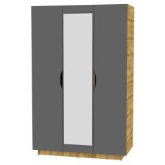 Шкаф с зеркалом "Аврора (H24_M)" в Лабытнанги - labytnangi.mebel24.online | фото 2