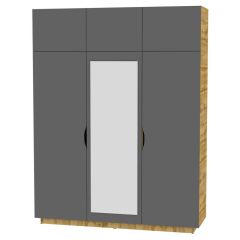Шкаф с зеркалом "Аврора (H29_M)" в Лабытнанги - labytnangi.mebel24.online | фото 19